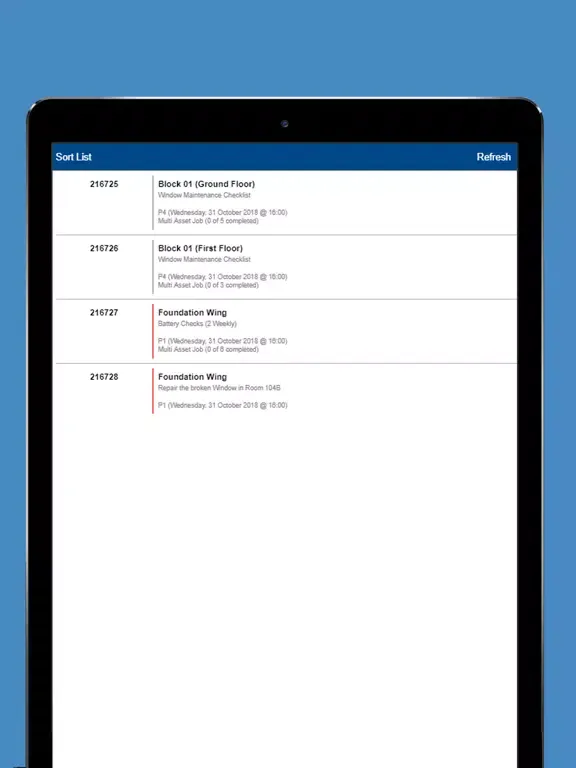 PM10 iPad  سکرین شاٹس