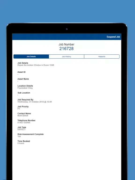 PM10 iPad  سکرین شاٹس