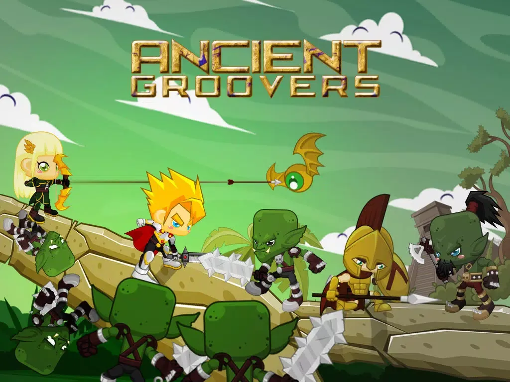 Screenshot di Ancient Groovers – A Knight’s Legend of Elves, Orcs and Monsters iPad 