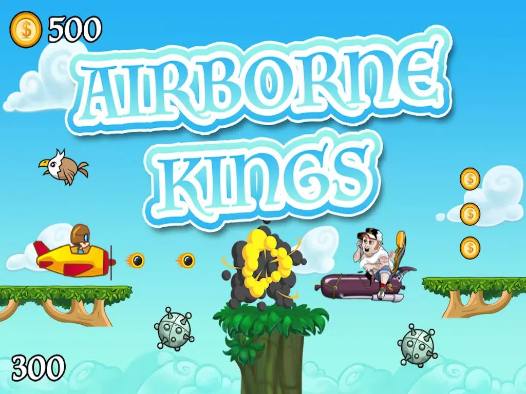 Скриншоты Airborne Kings - World War Jet Fighting Game iPad 