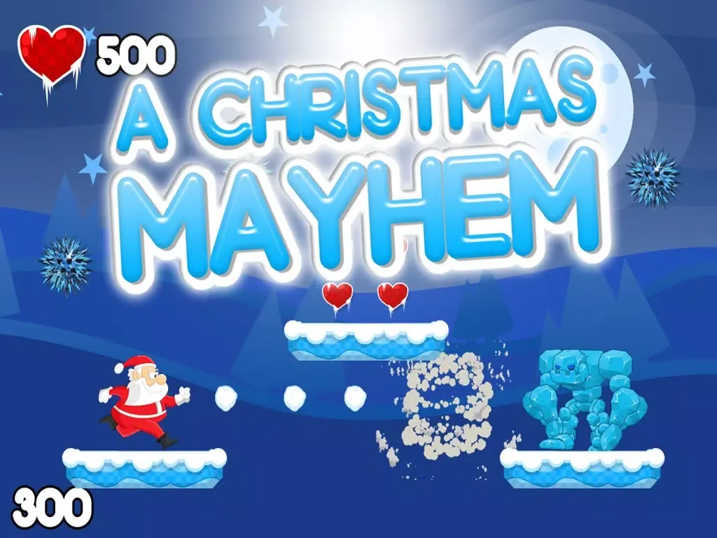 Скриншоты A Christmas Mayhem – Merry Xmas Santa Snowball Run iPad 