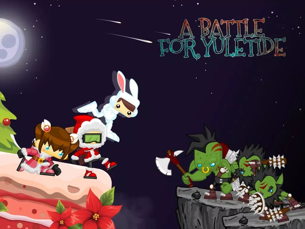 ภาพหน้าจอของ Battle for Yuletide – Merry Christmas Snow Run iPad 