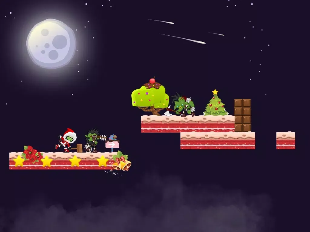 ภาพหน้าจอของ Battle for Yuletide – Merry Christmas Snow Run iPad 