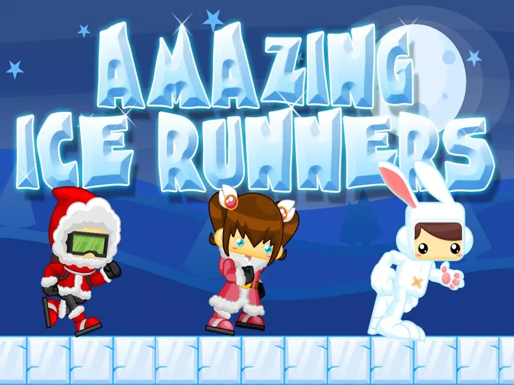 Amazing Ice Runners – Merry Christmas Snow Run iPad  Screenshots