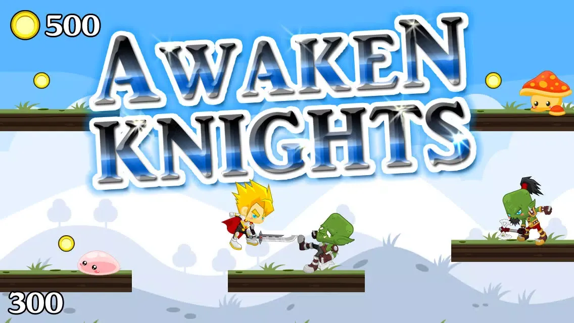 Awaken Knights – A Knight’s Legend of Elves, Orcs and Monsters स्क्रीनशॉट