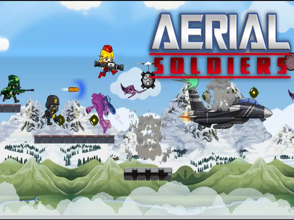 Capturas de pantalla de Aerial Soldiers - World War Soldiers Jet Fighting Game iPad 