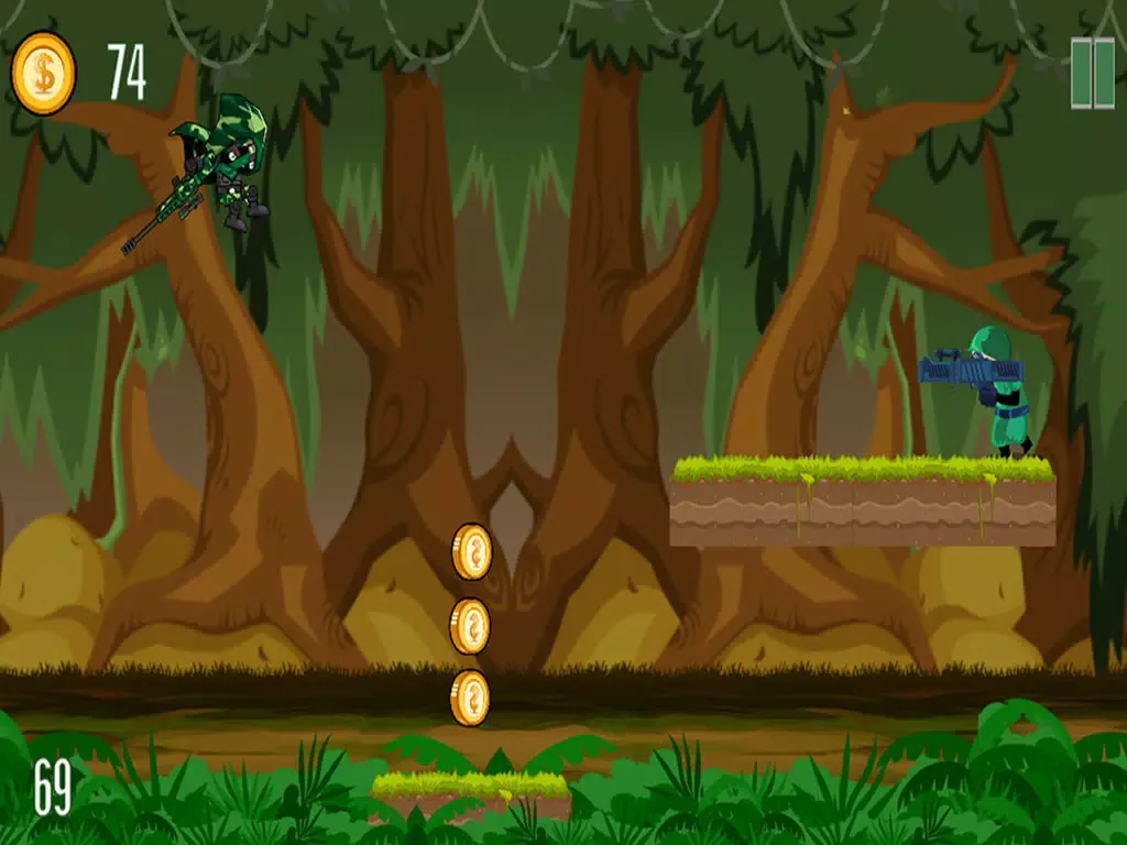 Army Raiders - War Battle of Soldiers in the Wilderness iPad  Screenshots