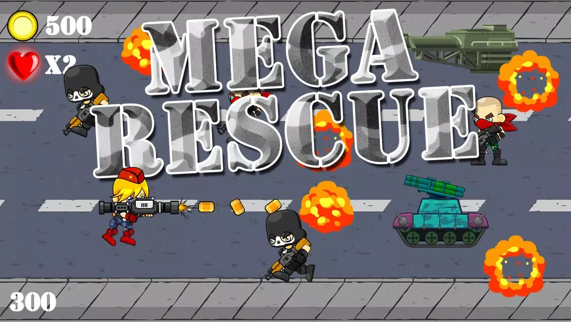 A Mega Rescue - Army of Tanks and Soldiers in a World of Battle স্ক্রিনশট