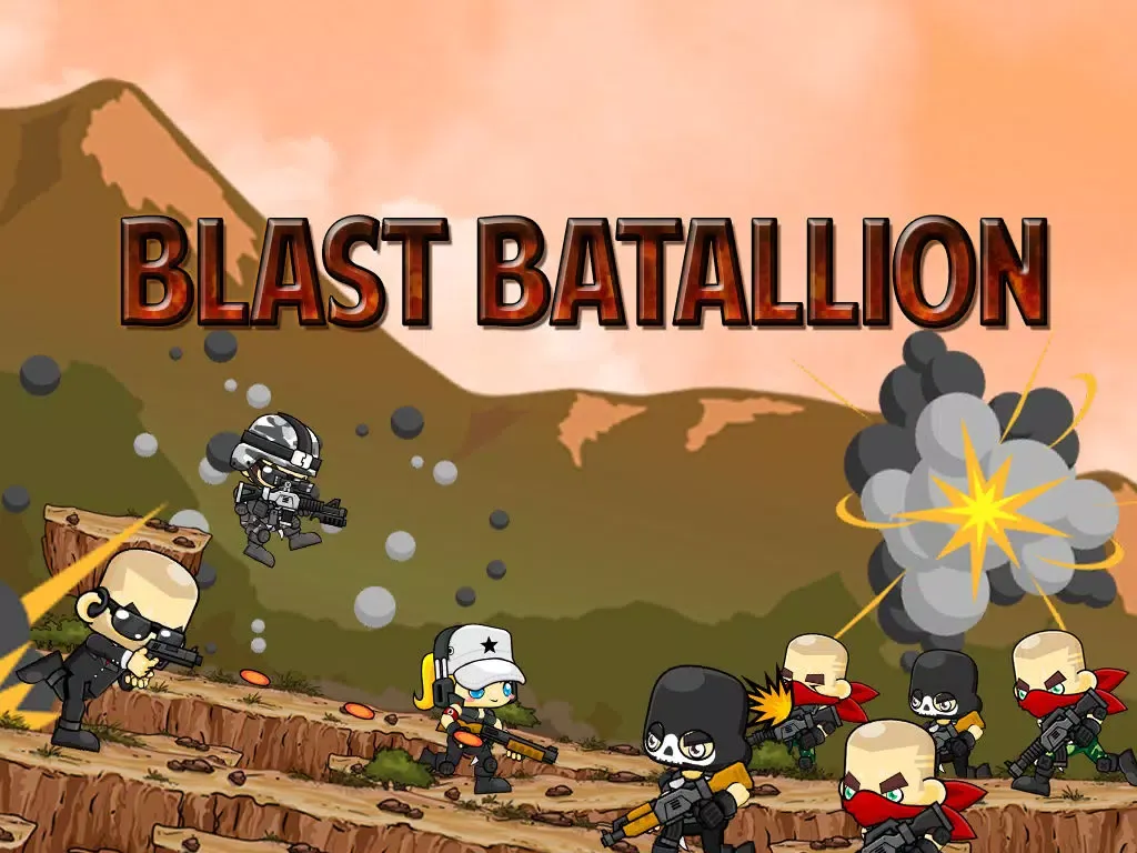 A Blast Batallion – Warfare Soldiers Game in a World of Battle iPad 应用截图