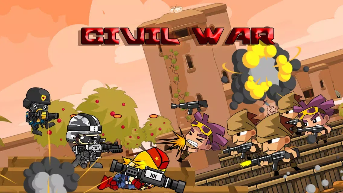 A Civil War – Advanced Soldiers Game in a World of Warfare 스크린샷