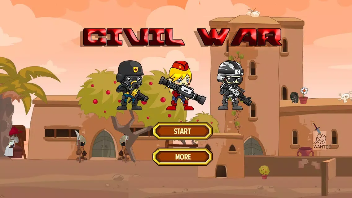 A Civil War – Advanced Soldiers Game in a World of Warfare 스크린샷