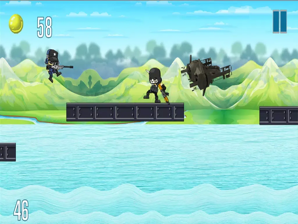 Tangkapan skrin Agents Sea Battles - Fight to Survive above Water! iPad 