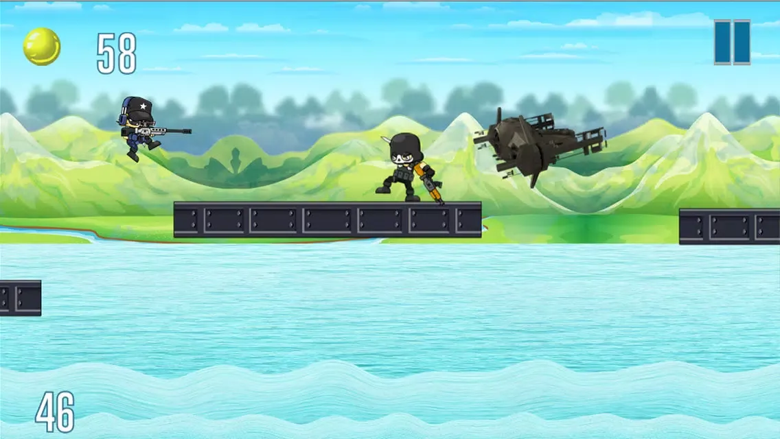Tangkapan skrin Agents Sea Battles - Fight to Survive above Water!