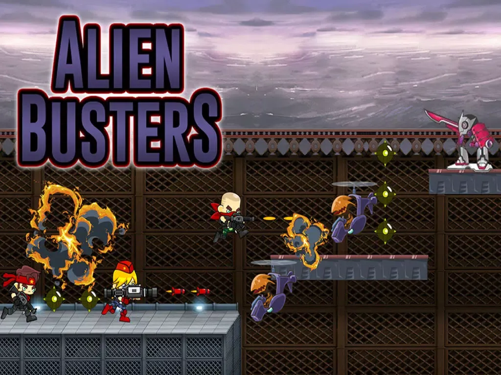 Alien Busters – Soldiers vs Aliens in a World of Battle iPad  Screenshots