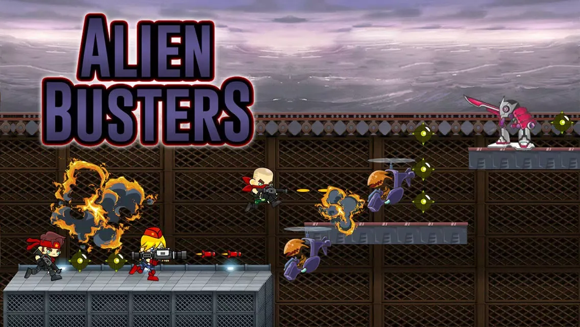 Alien Busters – Soldiers vs Aliens in a World of Battle Screenshots