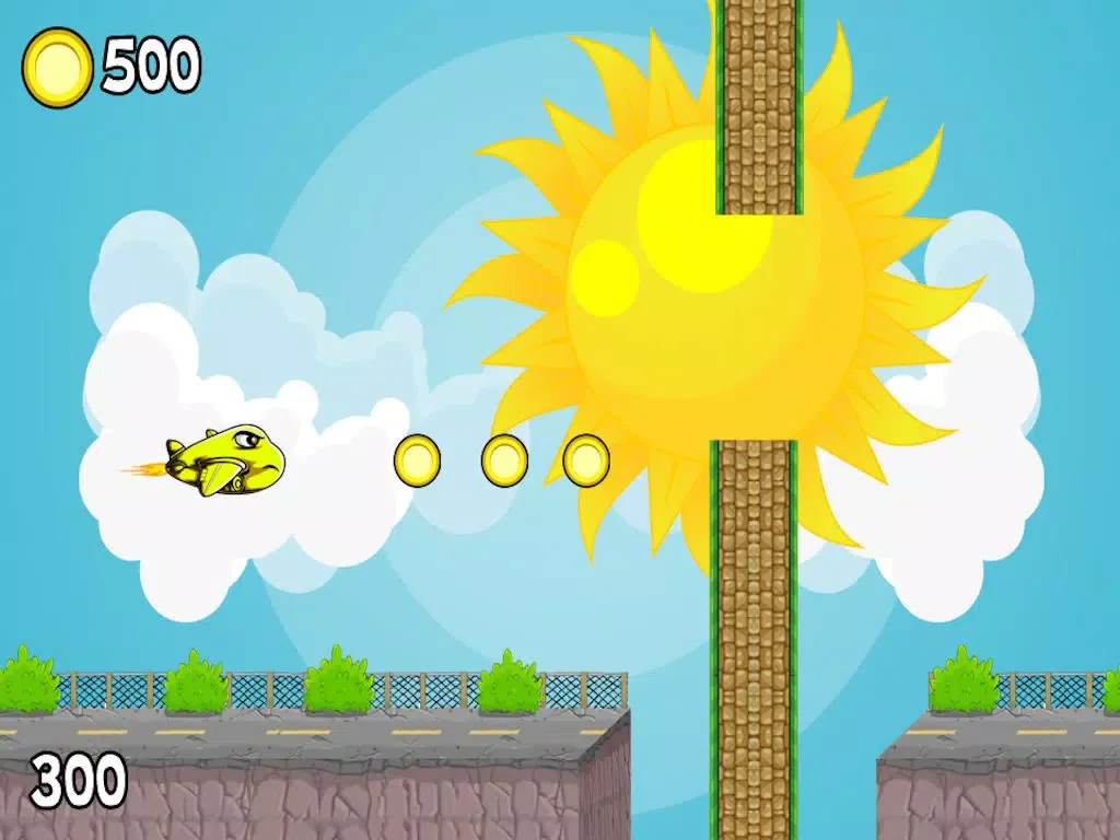 Adrenaline Crush - Cartoon Airplane Pilot in the Sky iPad  スクリーンショット