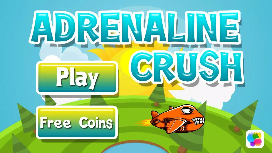 Adrenaline Crush - Cartoon Airplane Pilot in the Sky スクリーンショット