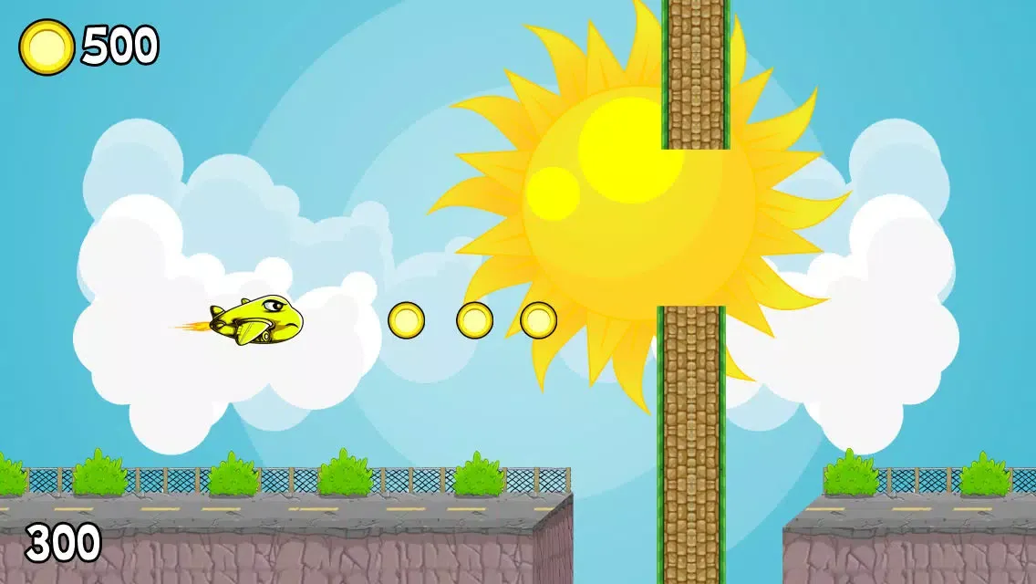 Adrenaline Crush - Cartoon Airplane Pilot in the Sky スクリーンショット