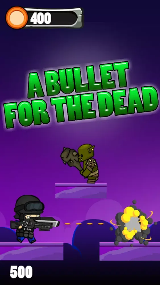 Ảnh chụp màn hình của A Bullet for the Dead – Zombies and Walking Monsters Hunting Fairies