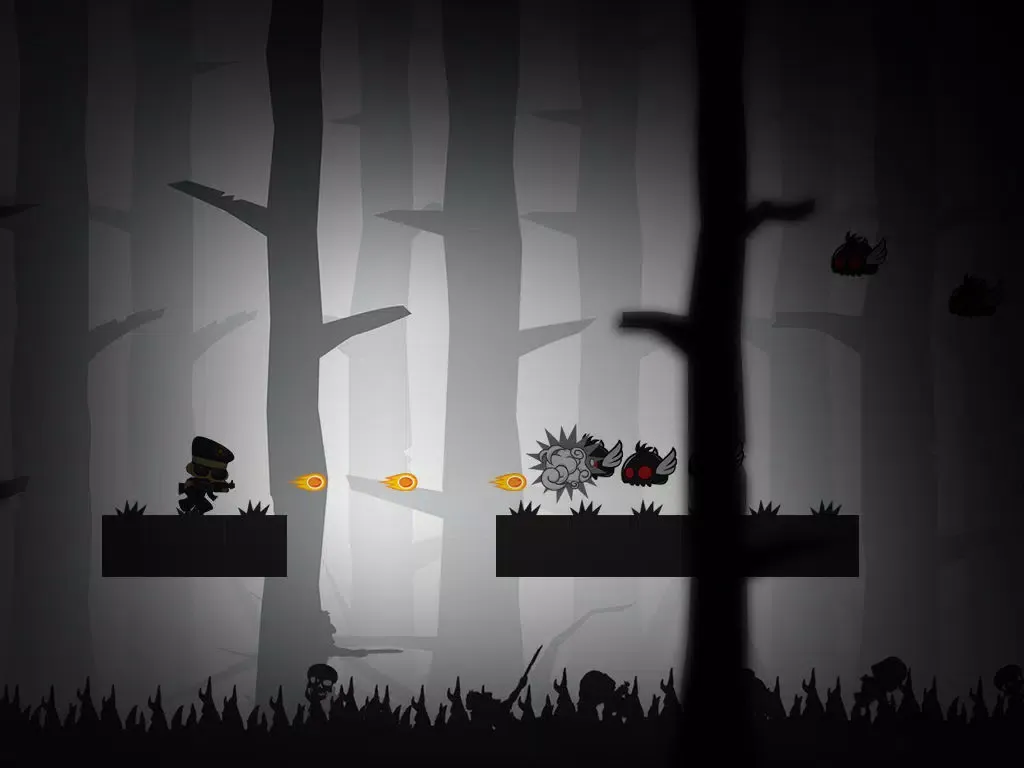 Скриншоты Abysmal Woods – Soldiers Fighting the Un-Dead Dark Monsters iPad 