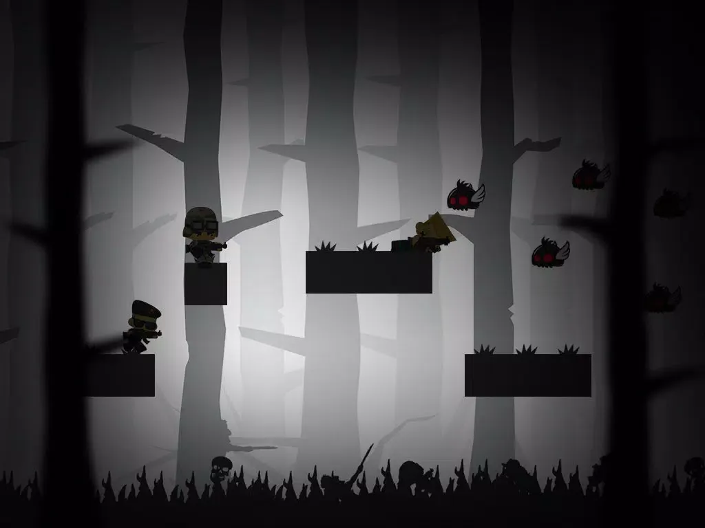 Скриншоты Abysmal Woods – Soldiers Fighting the Un-Dead Dark Monsters iPad 