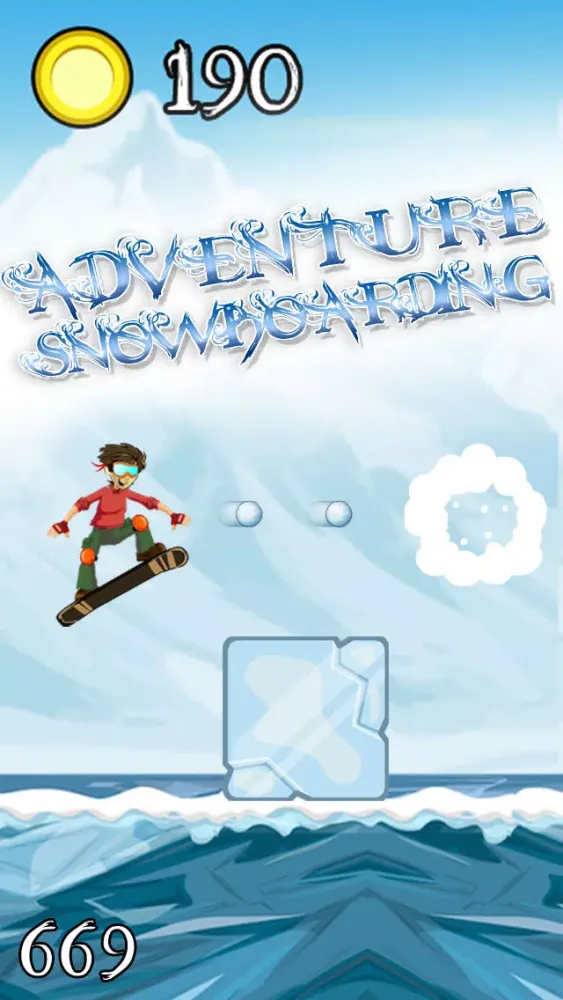 Capturas de pantalla de Adventure Snowboarding – Crazy Sports Game in the Age of Ice and Snow