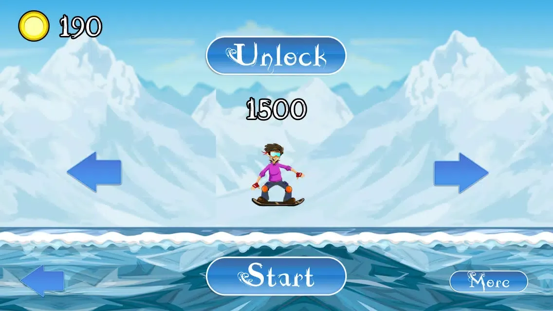 Capturas de pantalla de Adventure Snowboarding – Crazy Sports Game in the Age of Ice and Snow