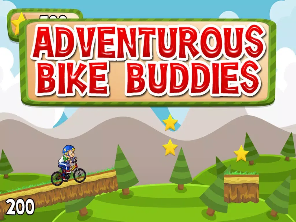 Capturas de tela do Adventurous Bike Buddies – High Speed Bicycle Adventure Race iPad 