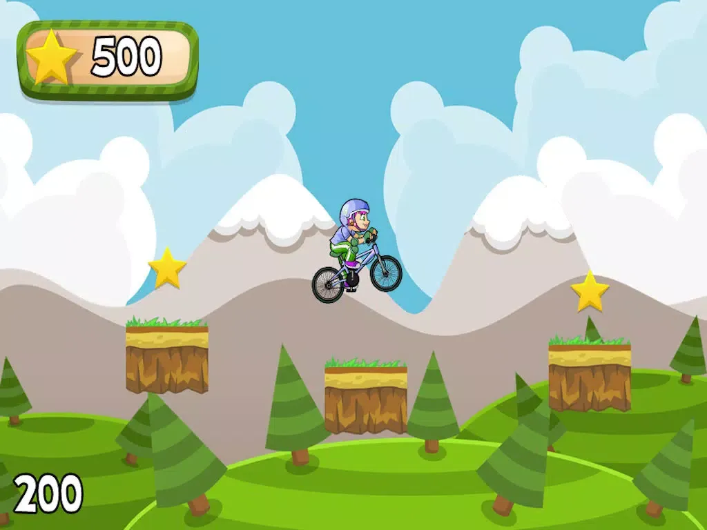 Capturas de tela do Adventurous Bike Buddies – High Speed Bicycle Adventure Race iPad 