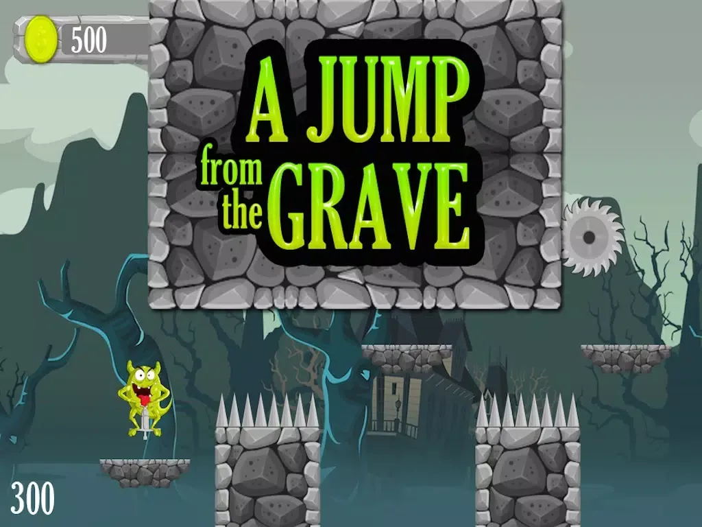 A Jump from the Grave – Action Monsters Jumping Game iPad 应用截图