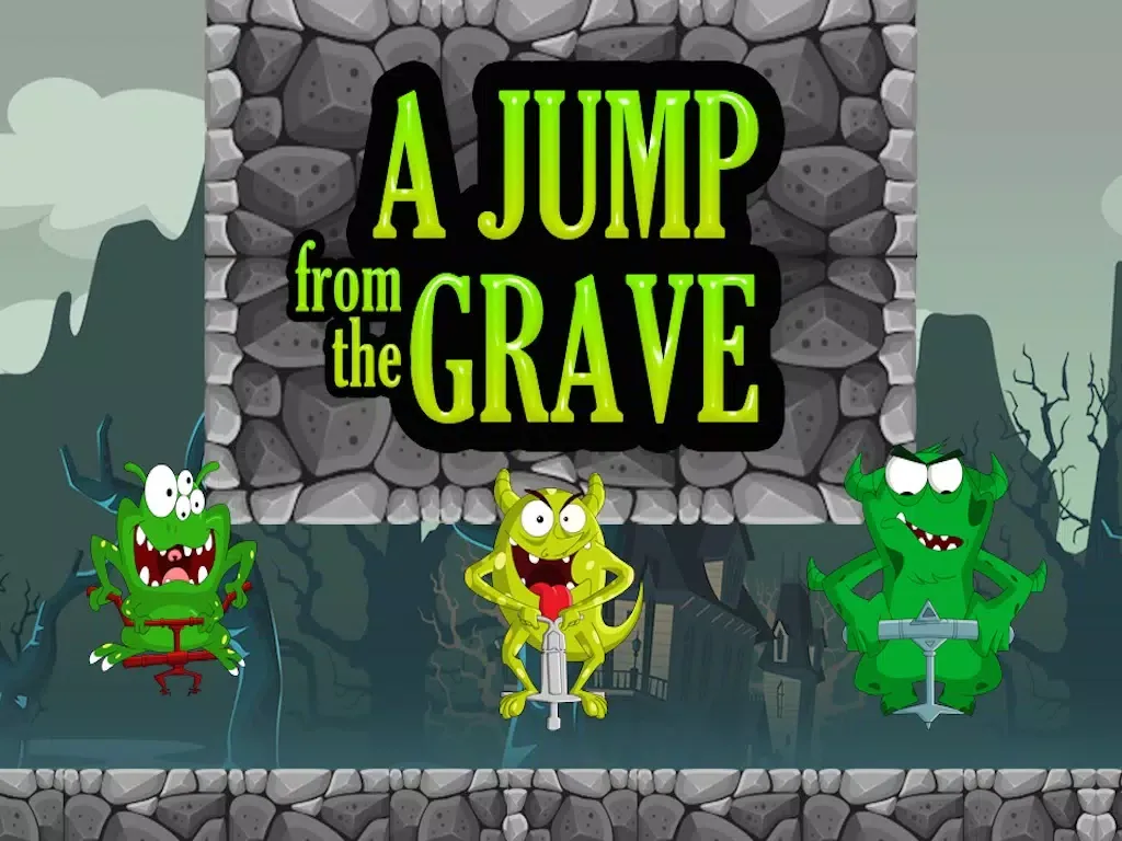 A Jump from the Grave – Action Monsters Jumping Game iPad 应用截图