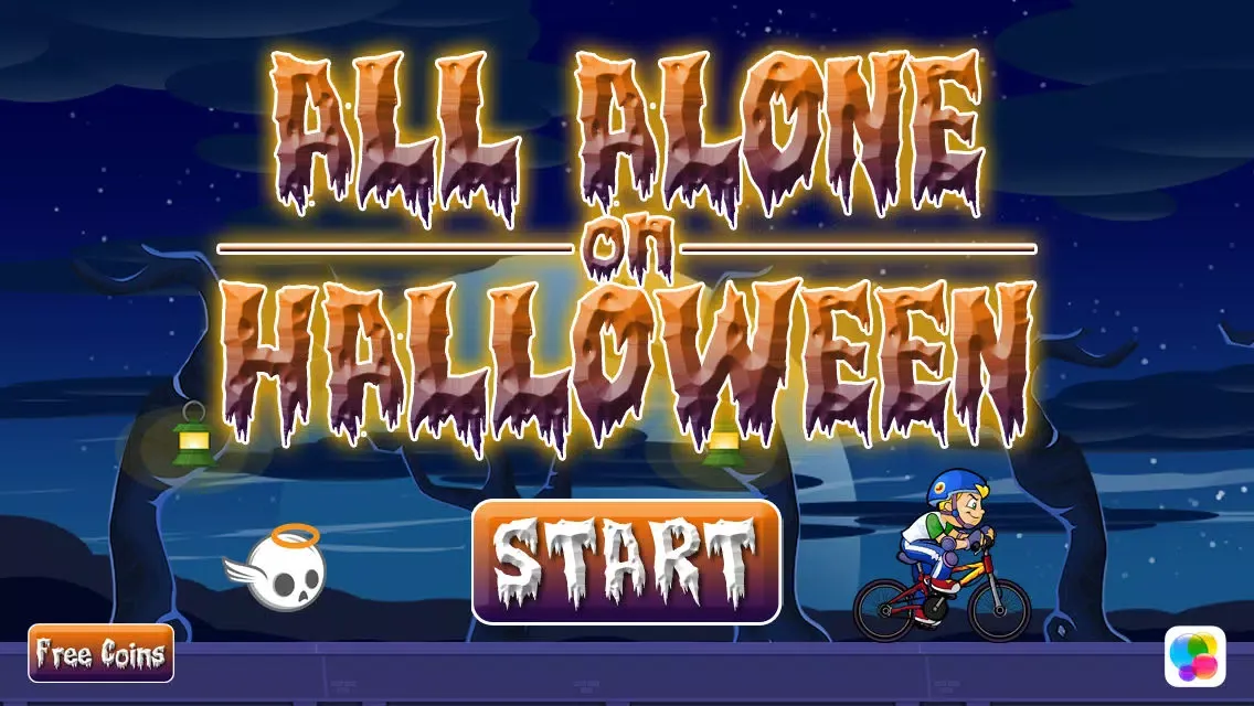 Capturas de pantalla de All alone on Halloween: Horror Bike Riding through the Haunted Forest