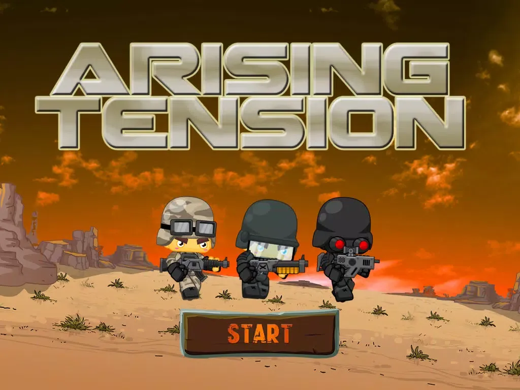 تصاویر Arising Tension – Army of Death fighting Villain Gangsters iPad 