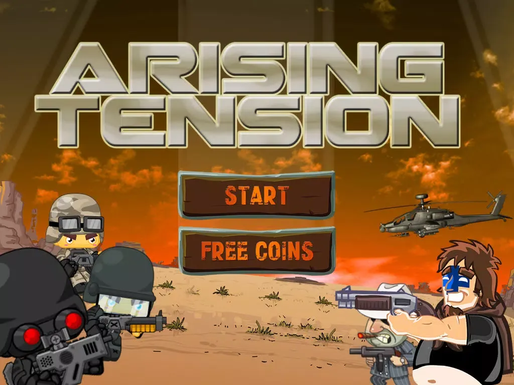 تصاویر Arising Tension – Army of Death fighting Villain Gangsters iPad 