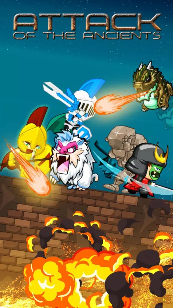 Capturas de tela do Attack of the Ancients – Knights Fighting Extinct Animal Beasts