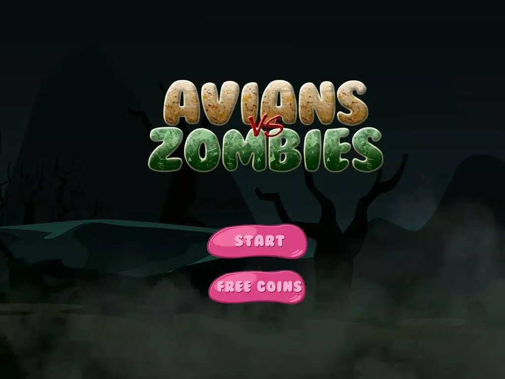 Tangkapan skrin Avians vs. Zombie-s – Ghost Birds Flying on the Graveyard of the Un-Dead iPad 
