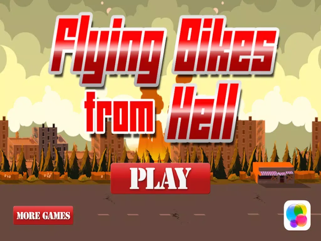 A Flying Bike from Hell – High Speed Motorcycle Adventure Race on the Streets of Danger iPad  Screenshots