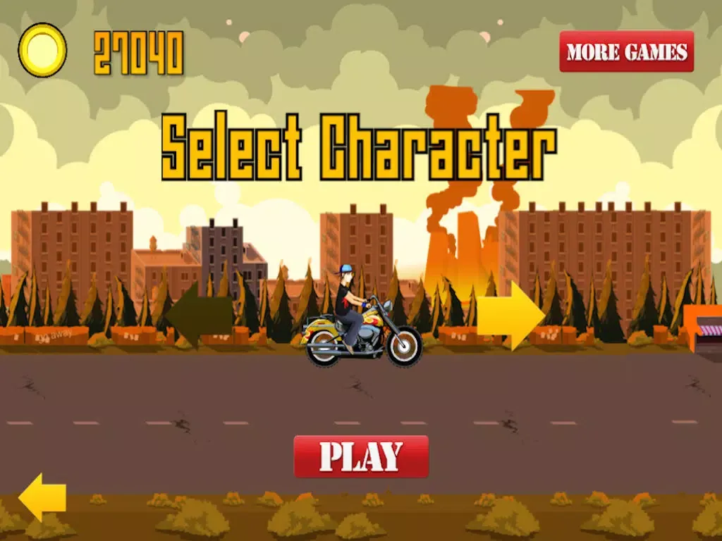 A Flying Bike from Hell – High Speed Motorcycle Adventure Race on the Streets of Danger iPad  Screenshots