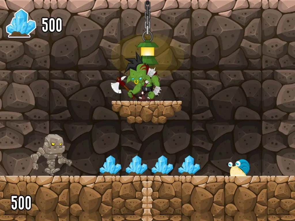 ภาพหน้าจอของ A Mine of Doom – Castle World of the Monsters Under Ground iPad 