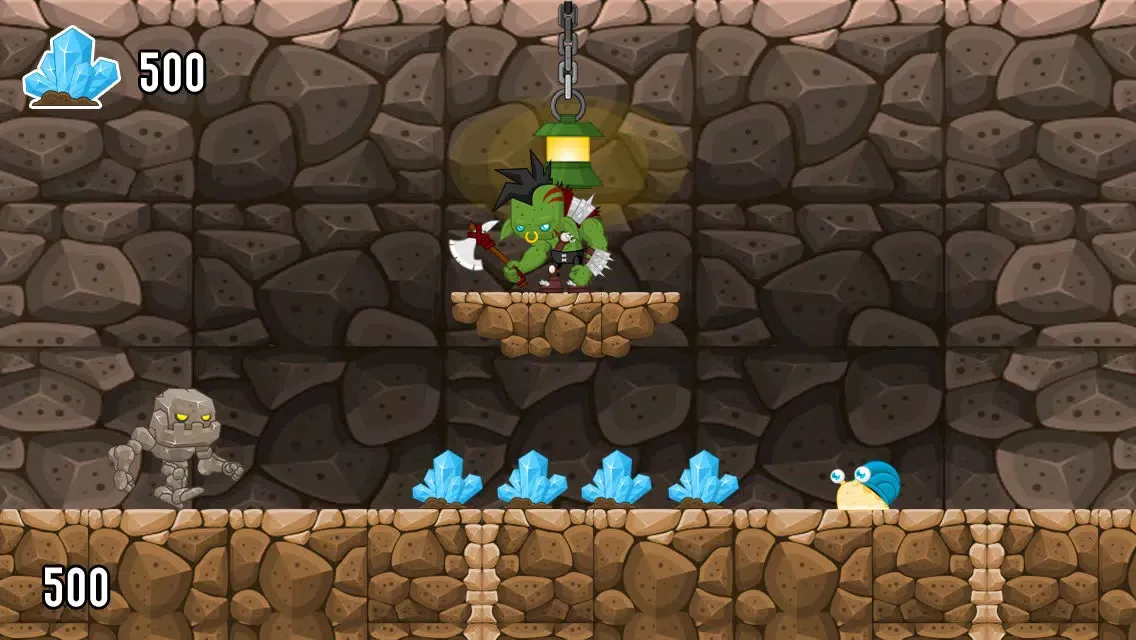 ภาพหน้าจอของ A Mine of Doom – Castle World of the Monsters Under Ground