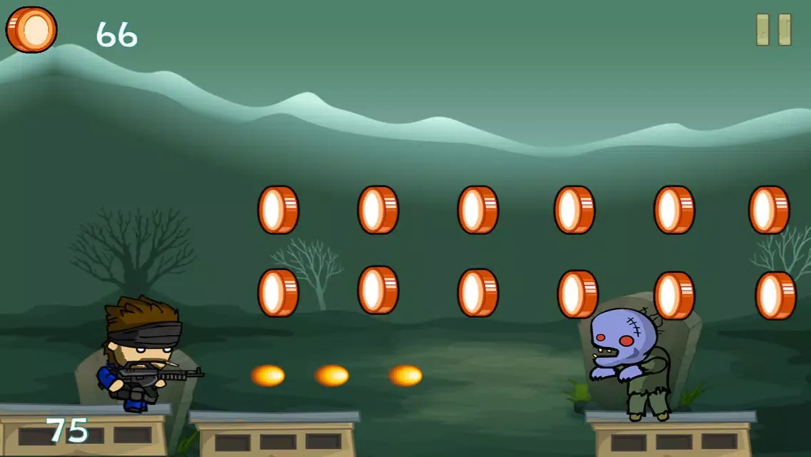 Ảnh chụp màn hình của Soldier Boys in Zombie-Land – Deadly Zombies Horror Shooting Game on the Graveyard