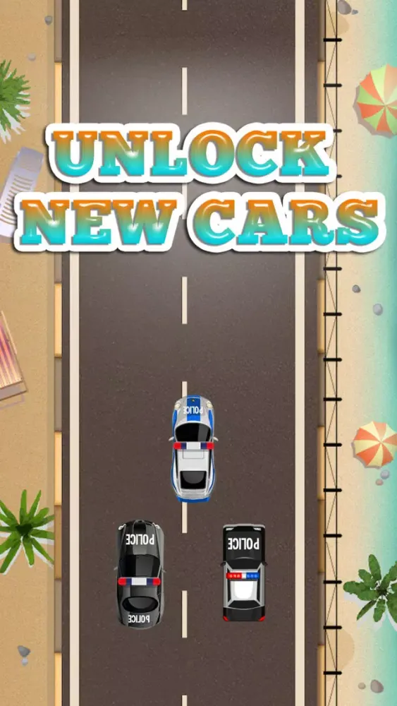 Ảnh chụp màn hình của A Tropical Arrest - High Speed Motor Cars Race at the Beach
