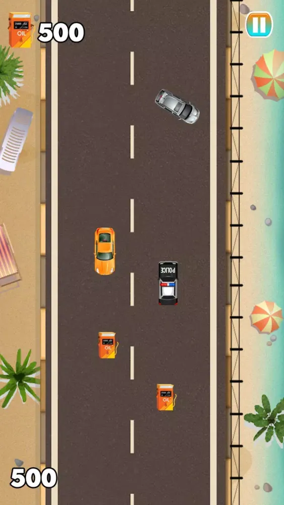 Ảnh chụp màn hình của A Tropical Arrest - High Speed Motor Cars Race at the Beach