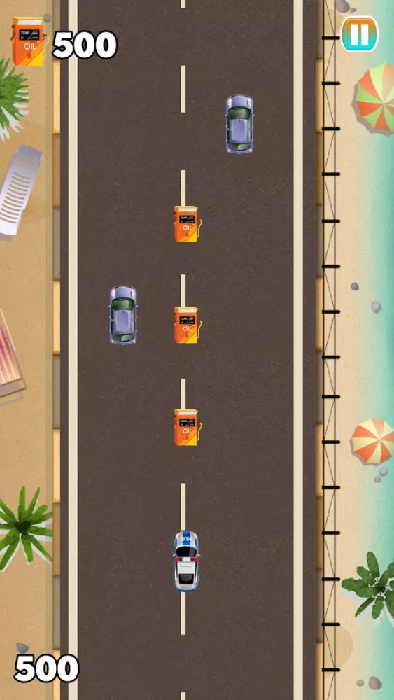 Ảnh chụp màn hình của A Tropical Arrest - High Speed Motor Cars Race at the Beach