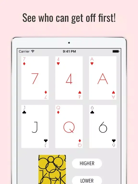Ride The Bus - Card Game iPad 应用截图