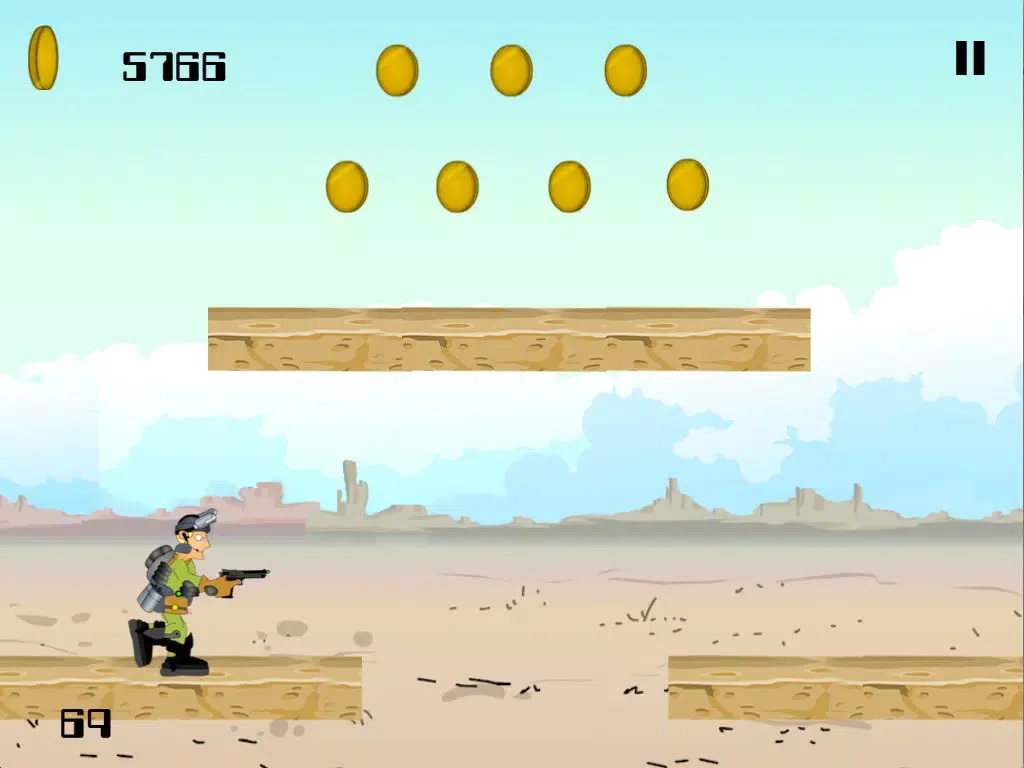 A Future War of the Desert – Ultimate Soldier Shooting Game in Death Valley iPad  Screenshots