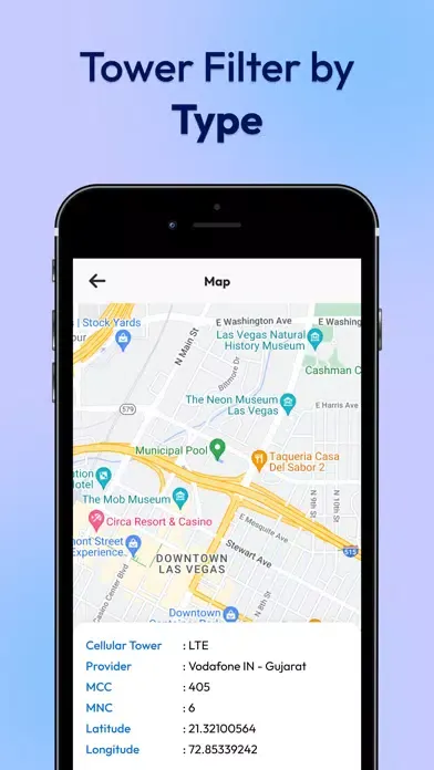5G/4G LTE Find Cellular Tower Screenshots