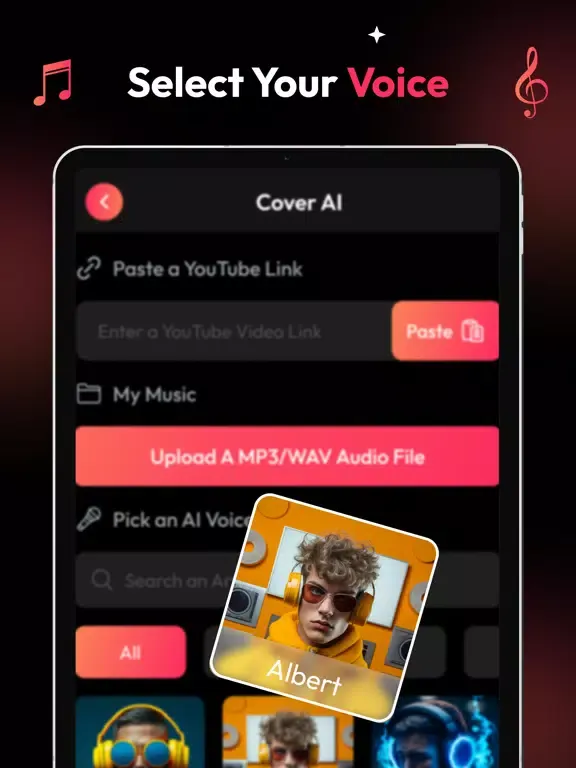 AI Music - Cover AI Song iPad  স্ক্রিনশট