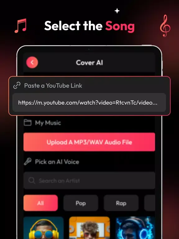 AI Music - Cover AI Song iPad  স্ক্রিনশট
