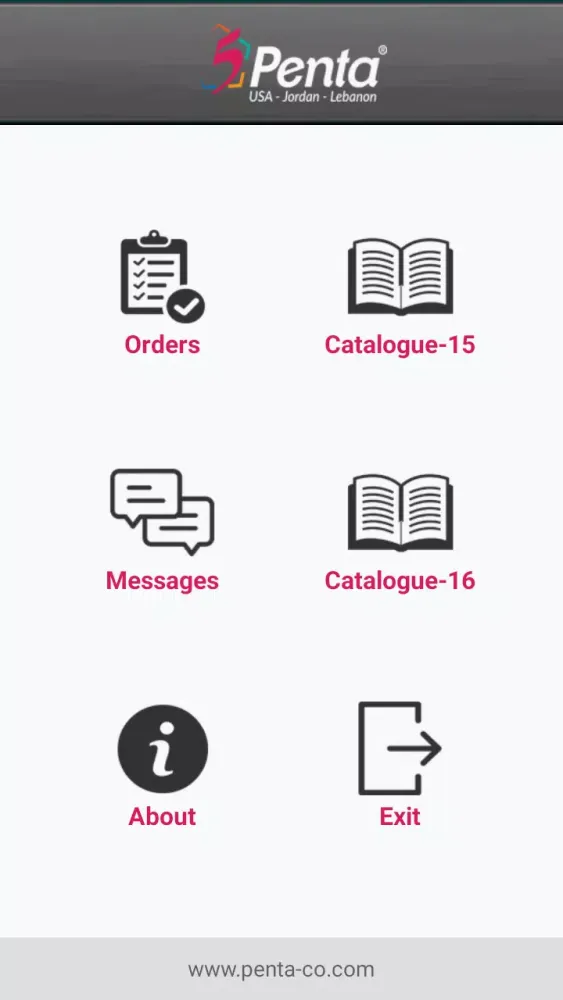 Capturas de tela do Penta Mobile Application